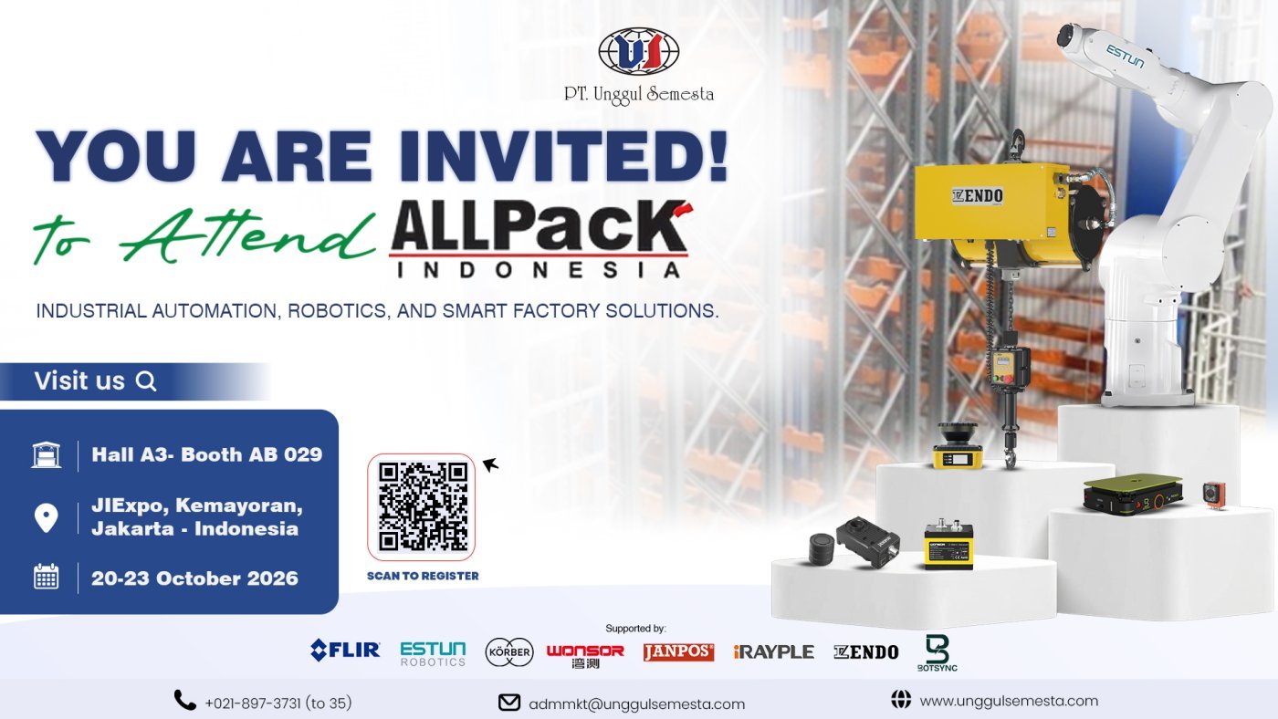 PT Unggul Semesta Hadir di ALLPACK Indonesia 2026: Mengenal Solusi Industrial Automation, Robotics, dan Smart Factory