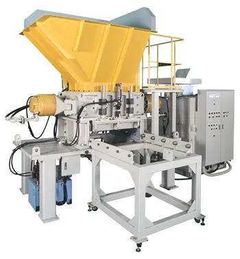 Biaxial crusher of higher capacity ENDO KOGYO