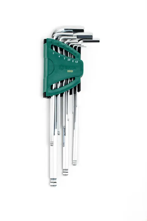 09101 9Pc. Extra Long Ball Point Hex Key Set SATA