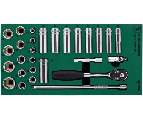 09902 28Pc. 3/8" Dr. Socket Set SATA